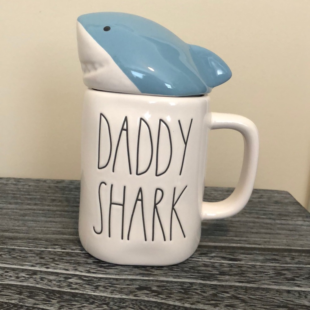 Rae Dunn DADDY SHARK mug